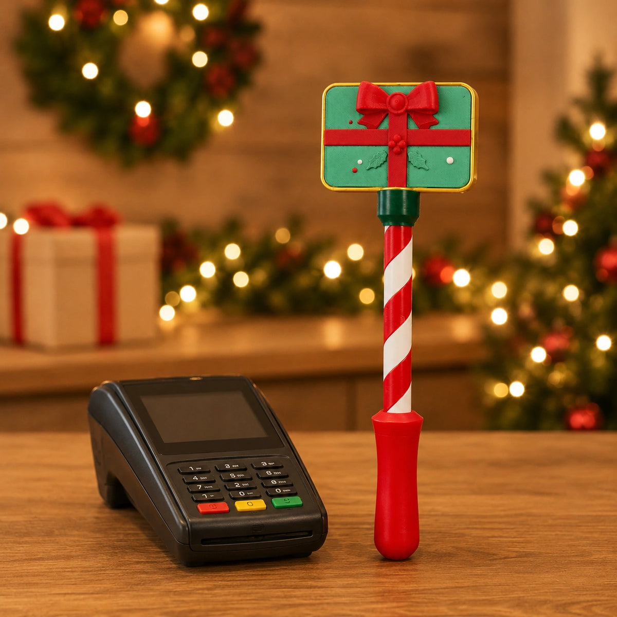 Christmas Payment Magic Wand – Festive Contactless Card Holder