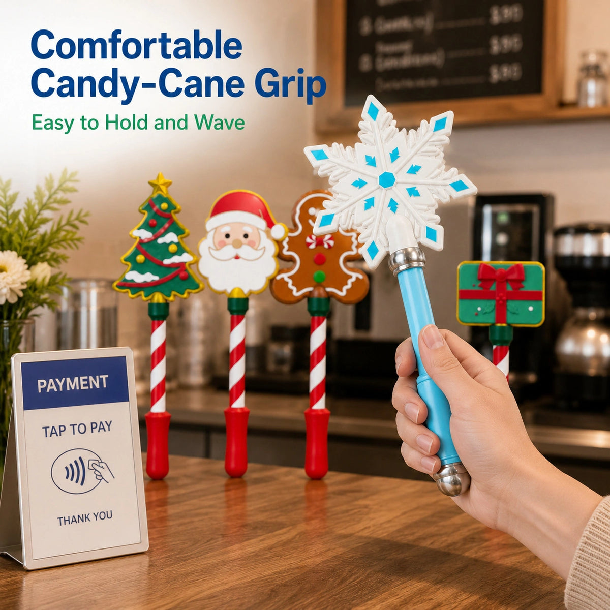 Christmas Payment Magic Wand – Festive Contactless Card Holder