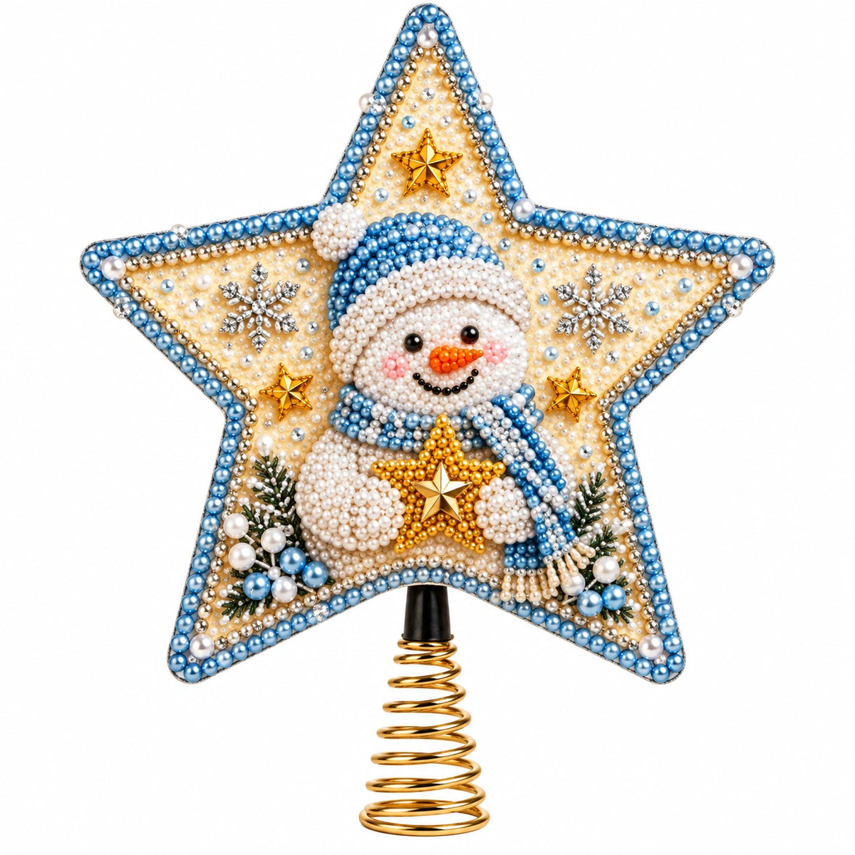 Christmas Pearl Diamond Art Tree Topper DIY Kit