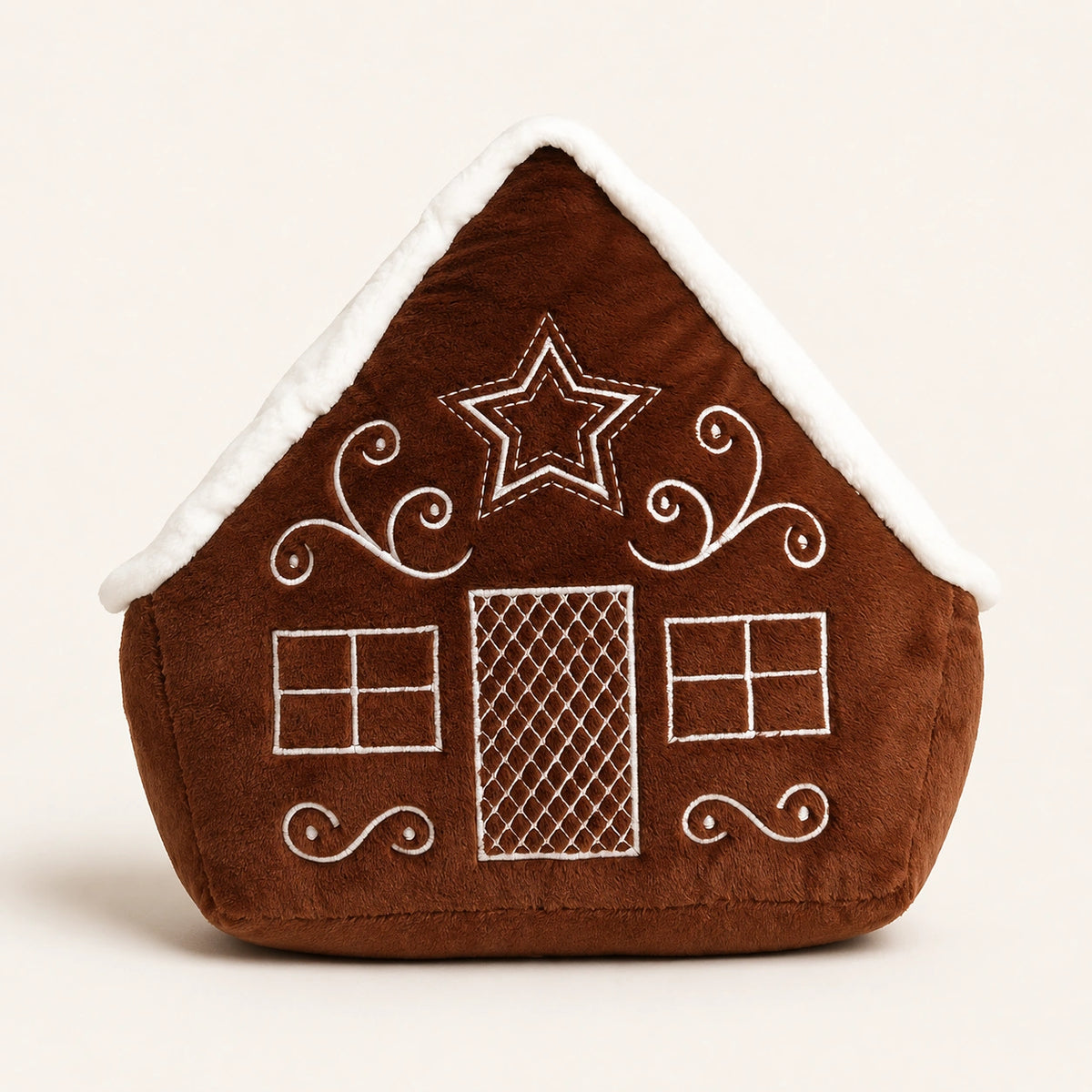 Cozy Christmas Plush Throw Pillow – Festive Holiday Decorative Cushion
