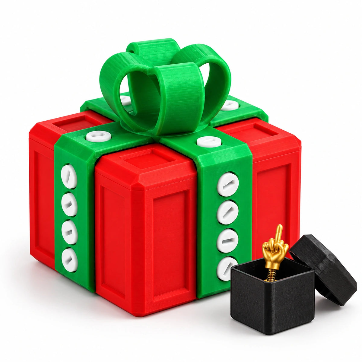 Christmas Puzzle Gift Box – 3D Printed Surprise Unlocking Box
