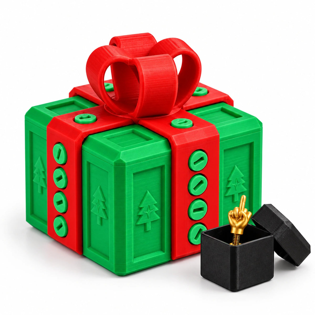 Christmas Puzzle Gift Box – 3D Printed Surprise Unlocking Box
