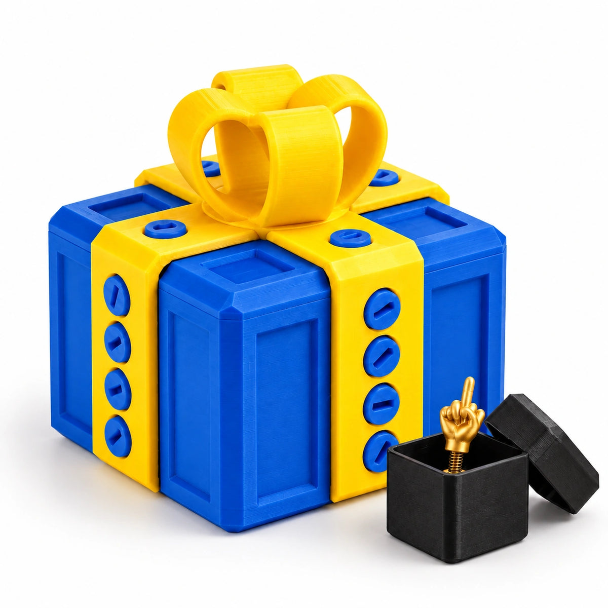 Christmas Puzzle Gift Box – 3D Printed Surprise Unlocking Box