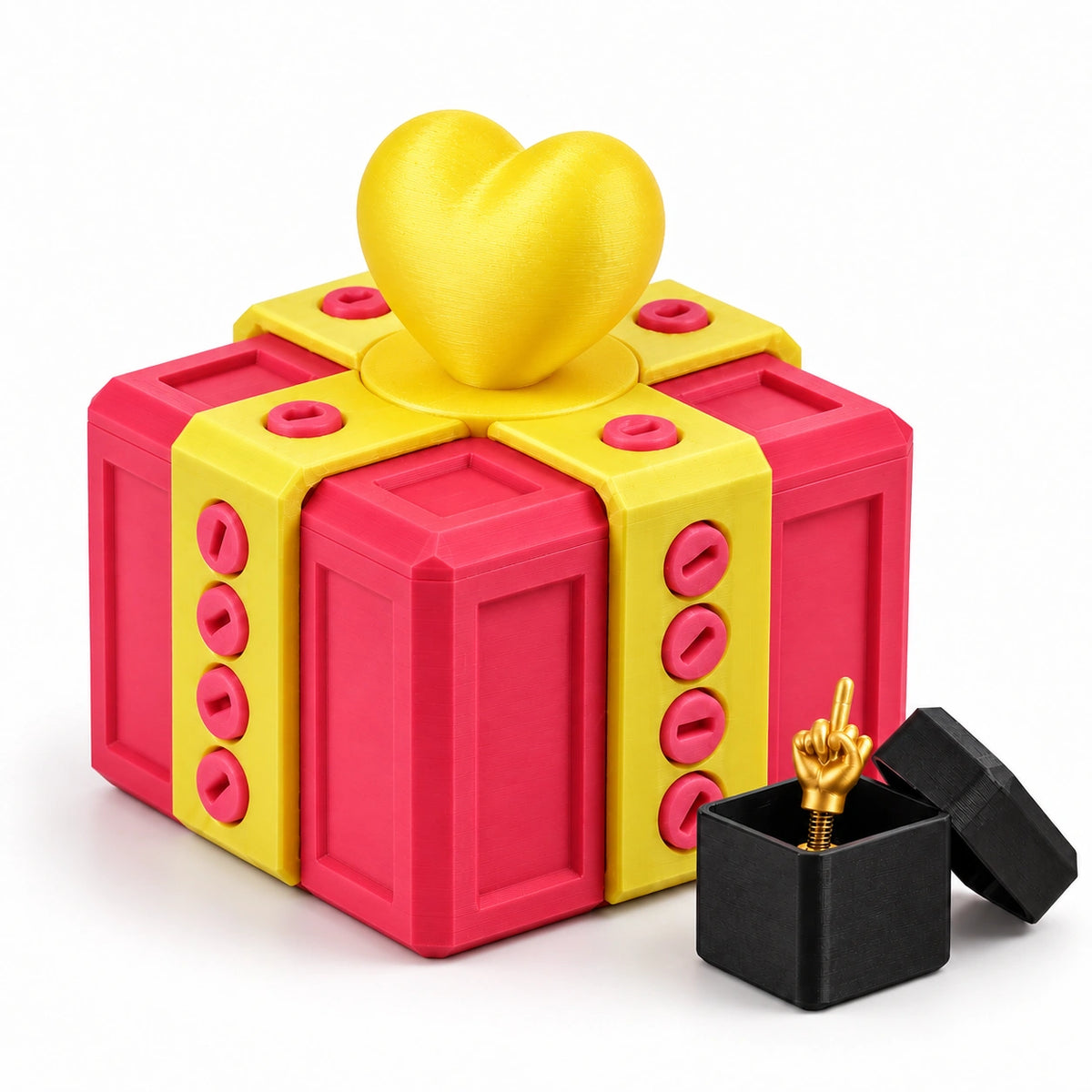 Christmas Puzzle Gift Box – 3D Printed Surprise Unlocking Box