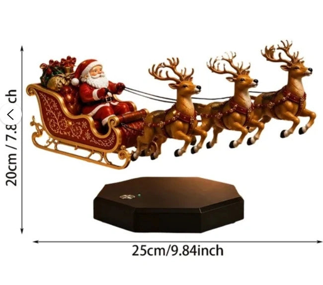 Magnetic Levitation Santa Sleigh Christmas Display