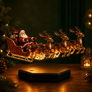 Magnetic Levitation Santa Sleigh Christmas Display