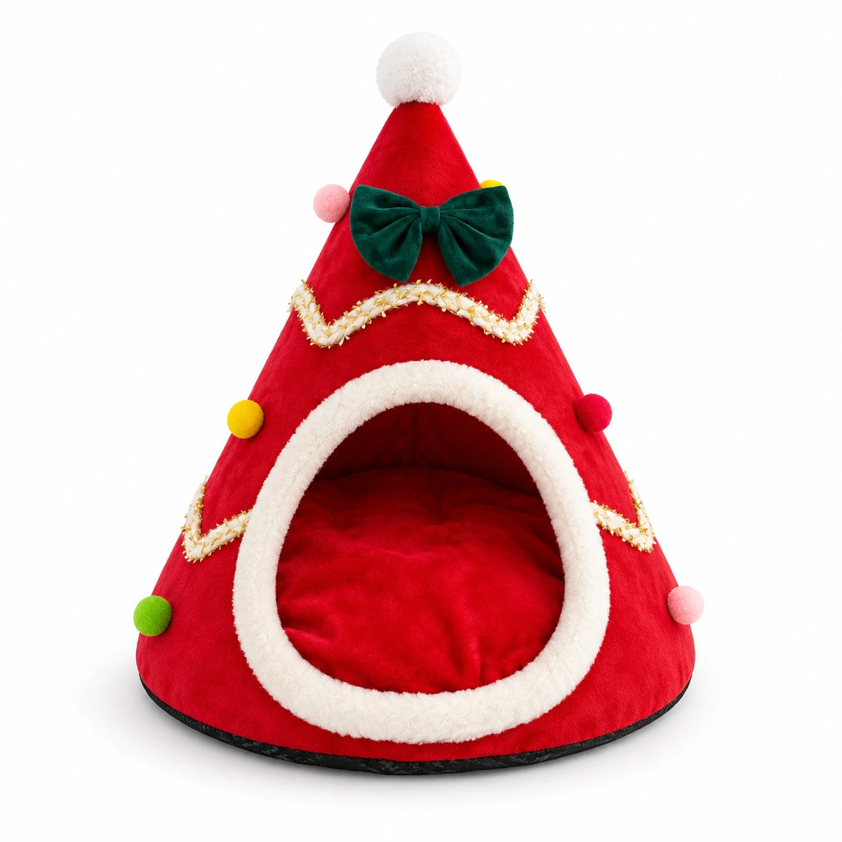 Christmas Tree Cat Bed