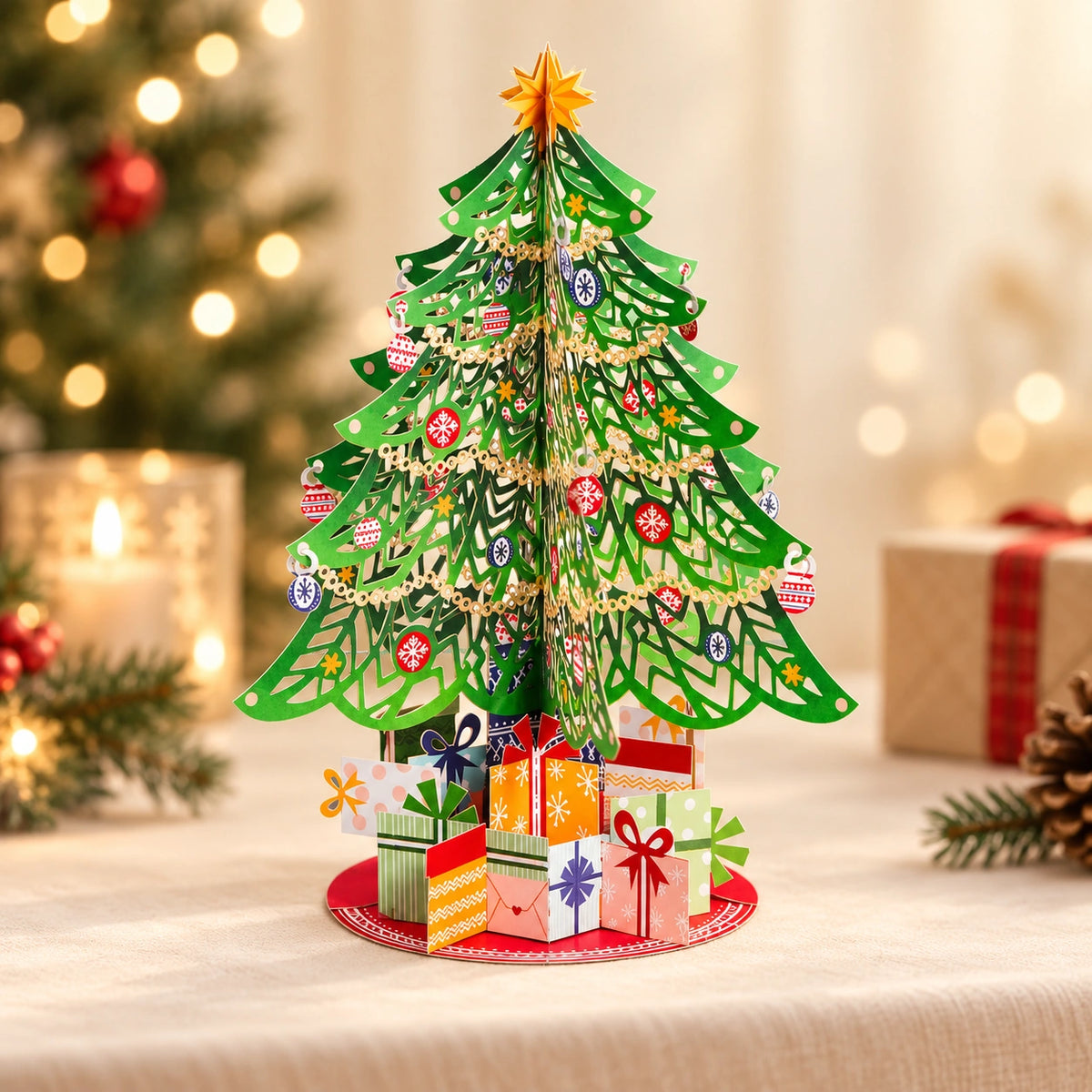 3D Pop-Up Christmas Tree Card