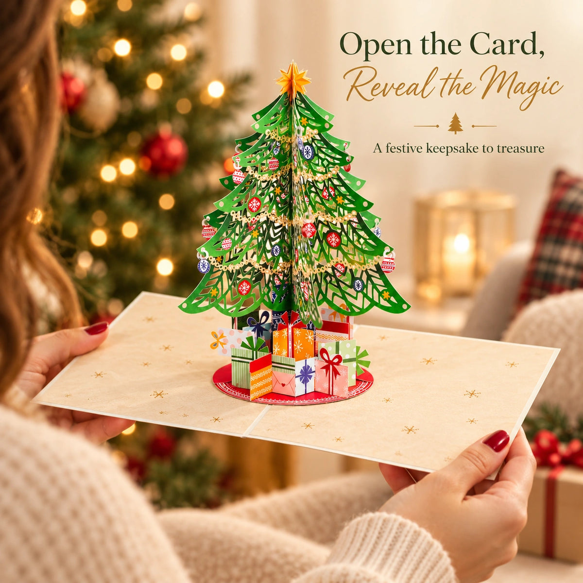3D Pop-Up Christmas Tree Card