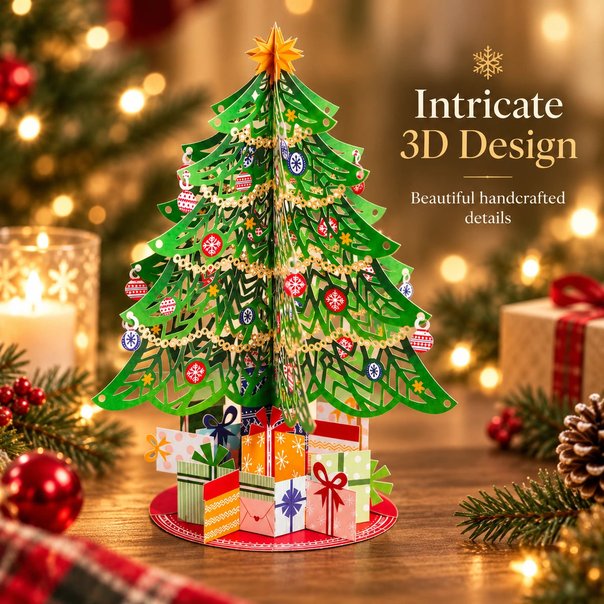 3D Pop-Up Christmas Tree Card