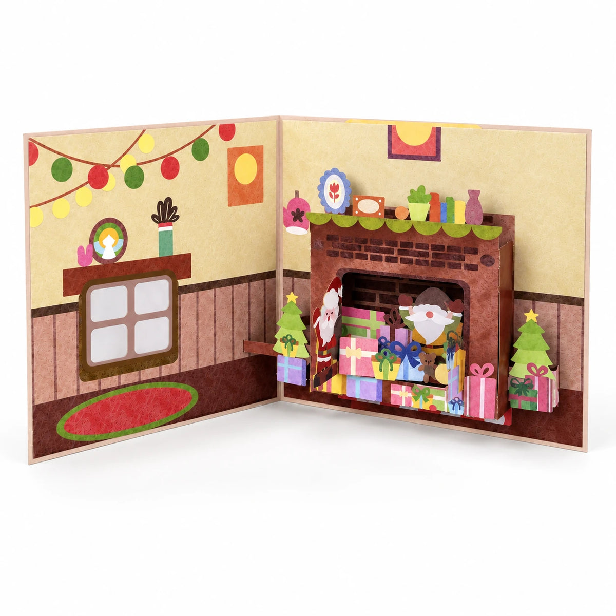 3D Pop-Up Christmas Greeting Card – Festive Holiday Surprise Gift