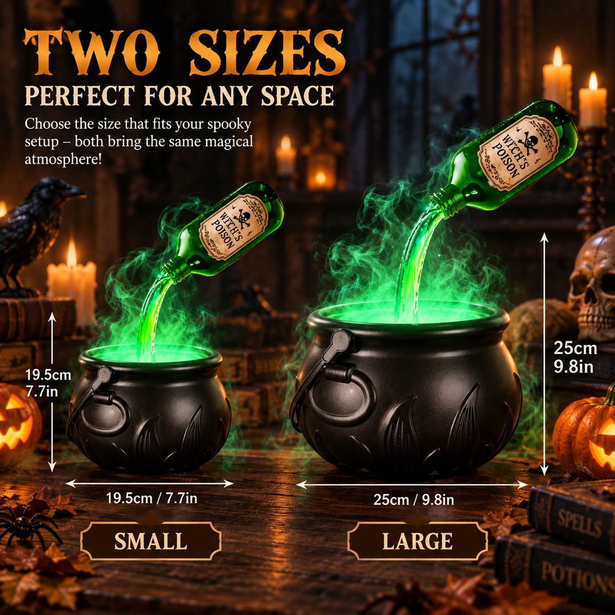 Halloween Floating Potion Cauldron