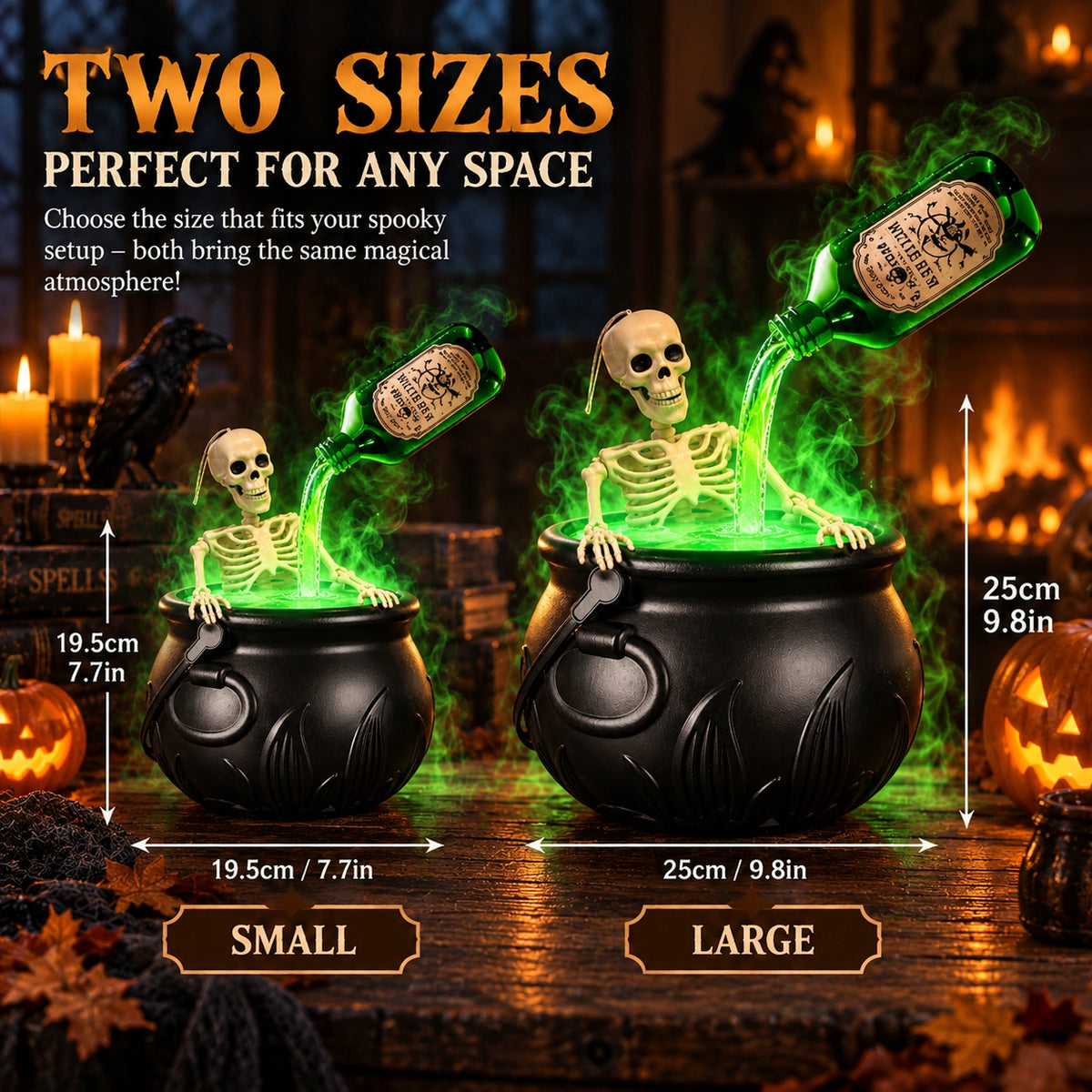 Halloween Floating Potion Cauldron