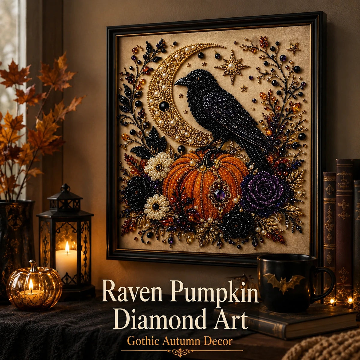Halloween Diamond Art Hanger DIY Kit