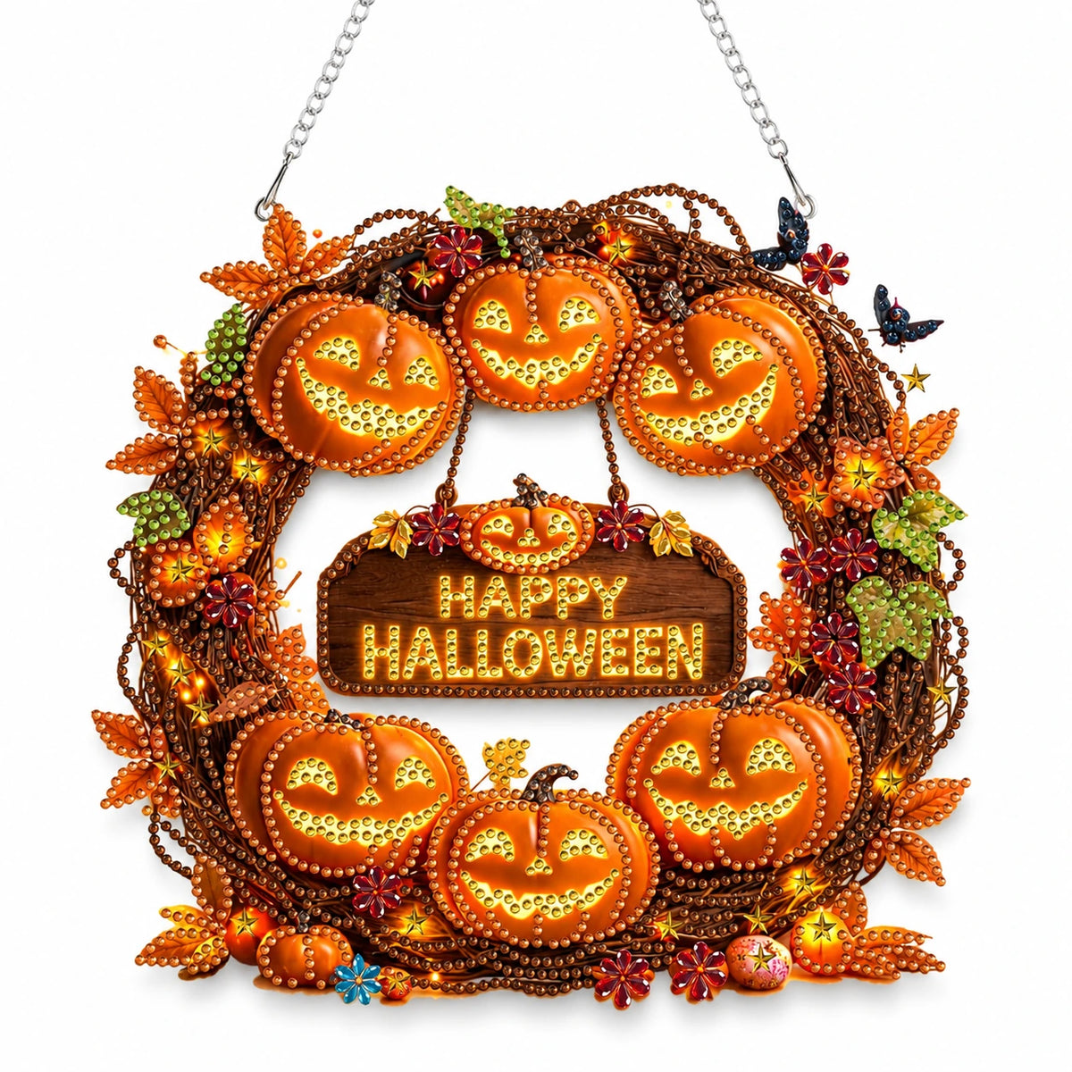 Halloween Diamond Art Hanger DIY Kit