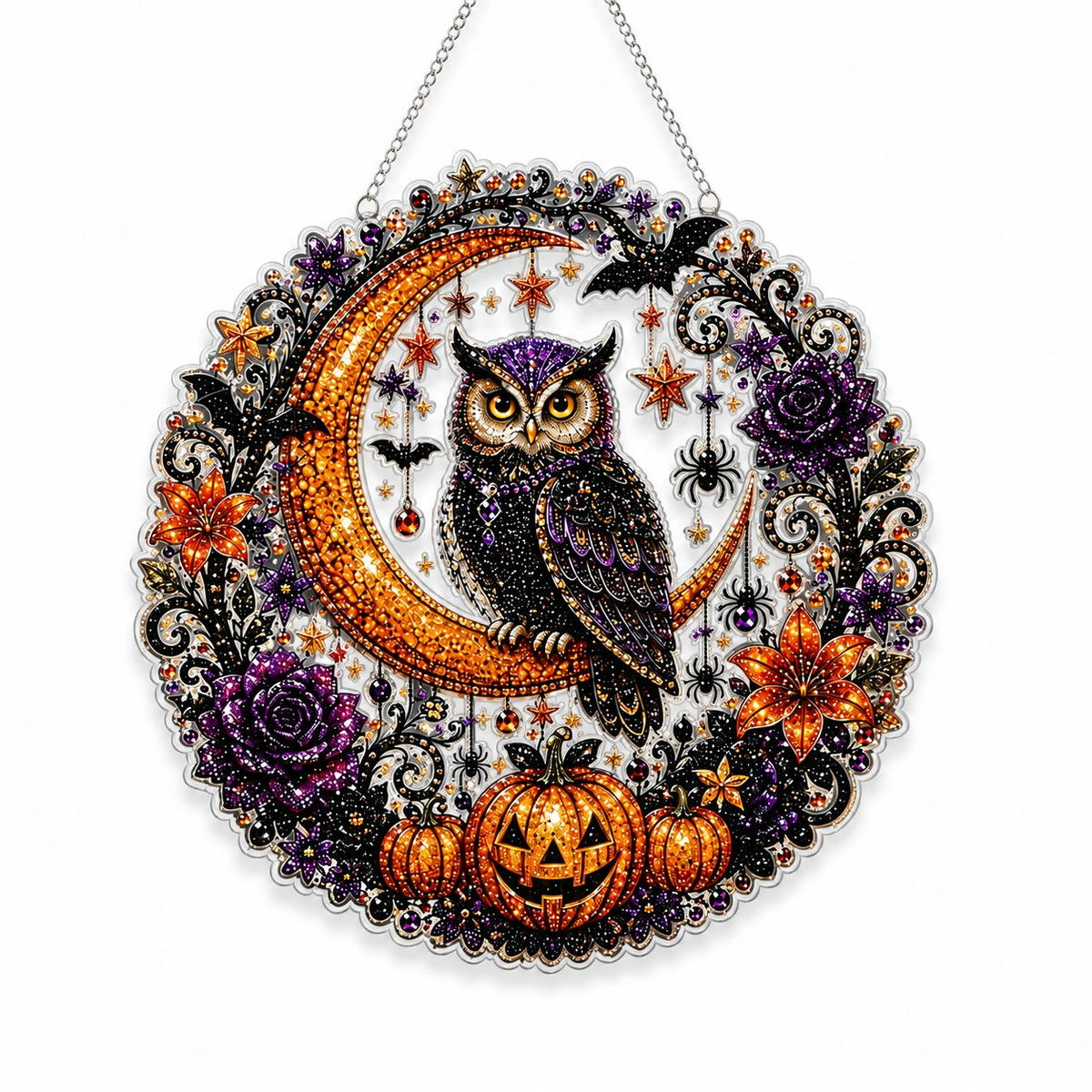 Halloween Diamond Art Hanger DIY Kit