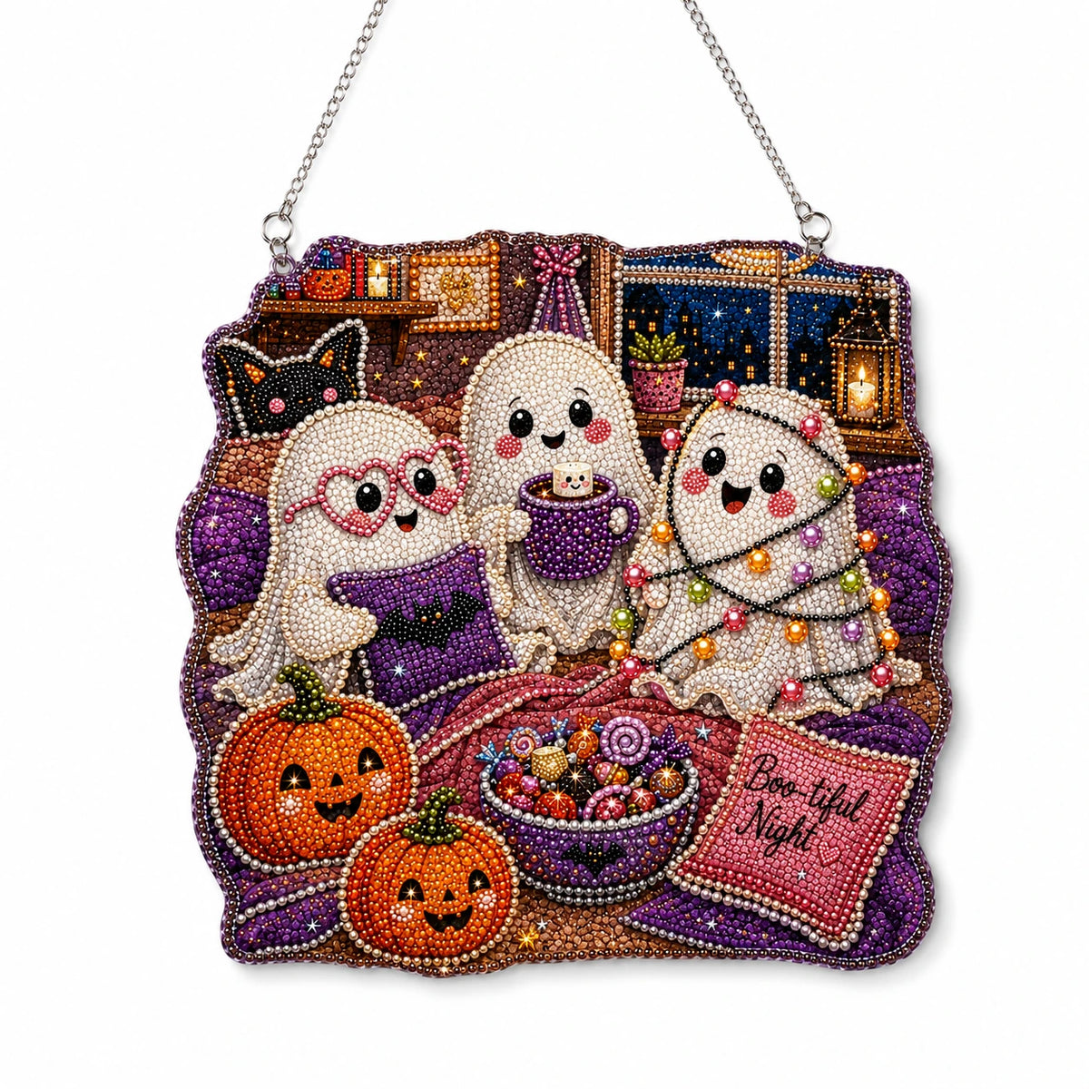Halloween Diamond Art Hanger DIY Kit