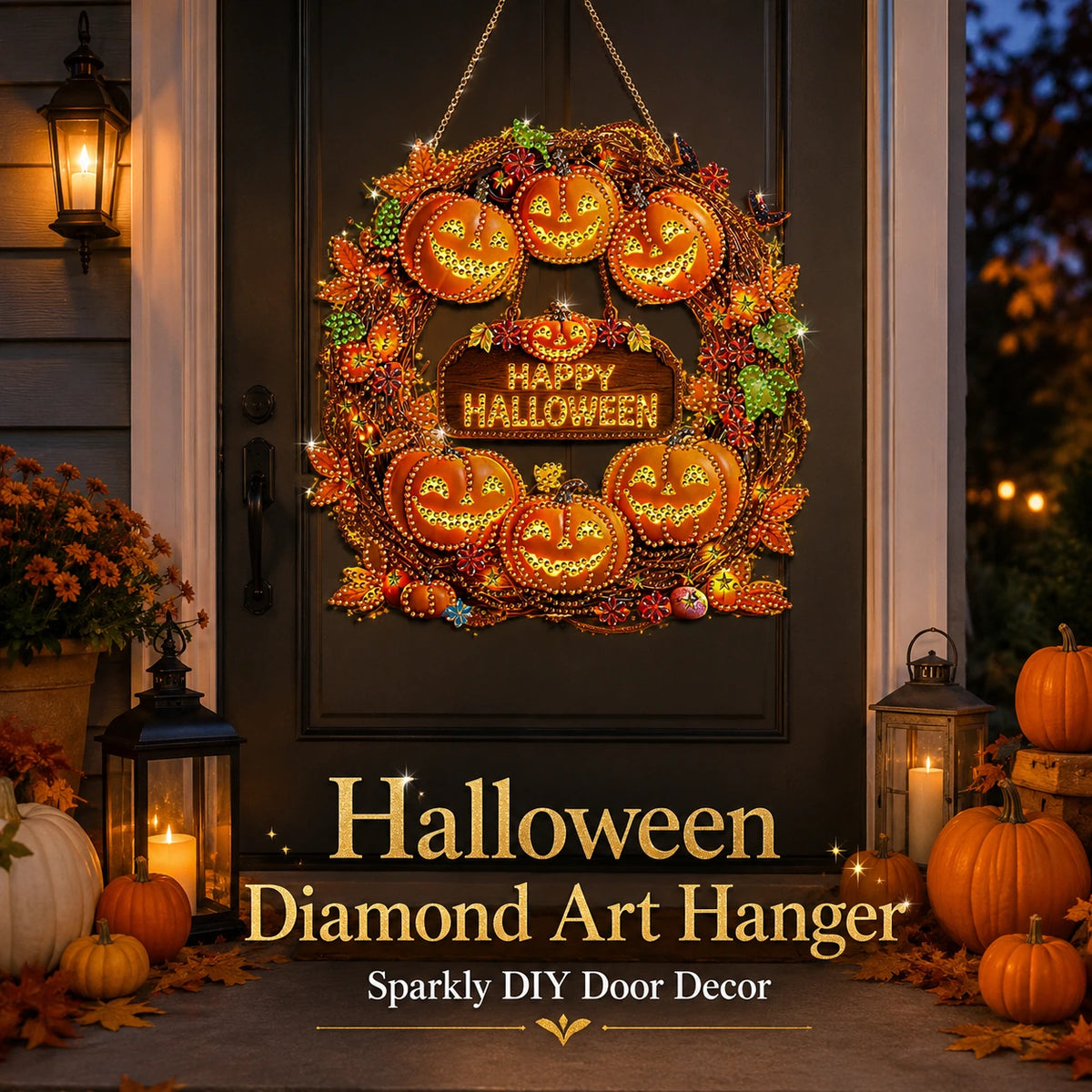Halloween Diamond Art Hanger DIY Kit