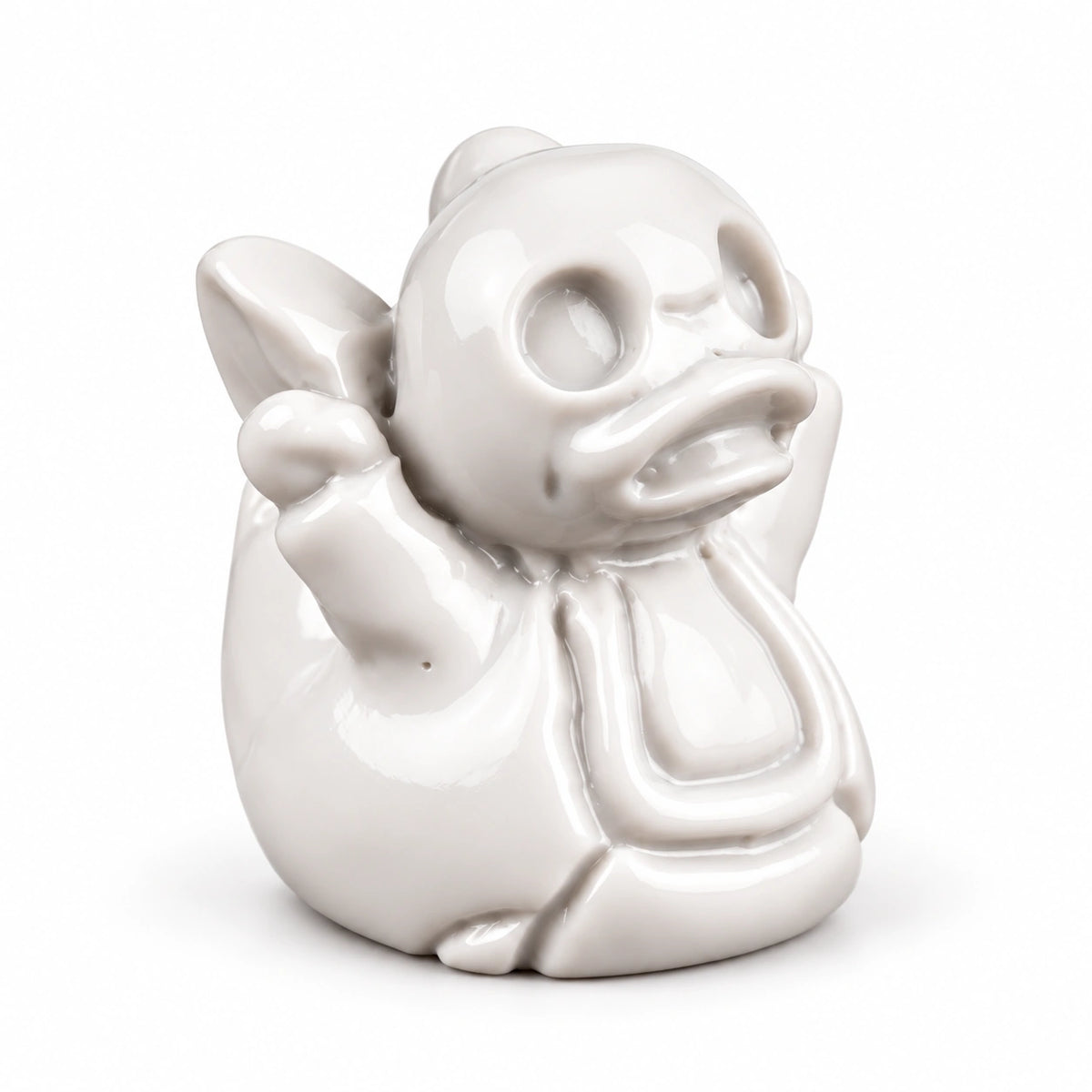Halloween Resin Duck Figurines – Spooky Ghost, Skeleton & Pumpkin Mini Decorations