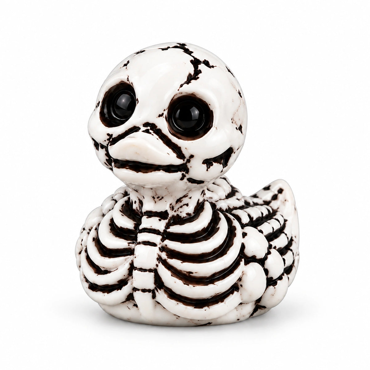 Halloween Resin Duck Figurines – Spooky Ghost, Skeleton & Pumpkin Mini Decorations