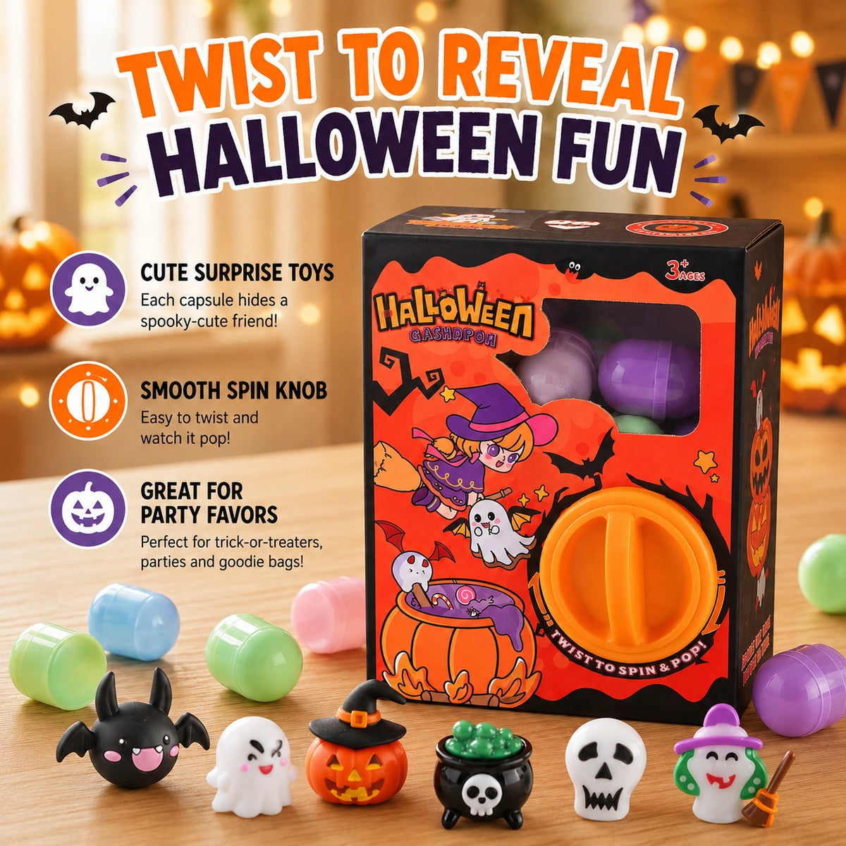 Kids Halloween Surprise Capsule Machine