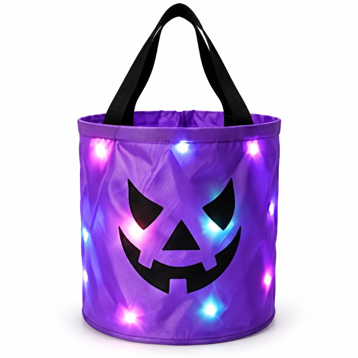 LED Halloween Pumpkin Candy Bucket