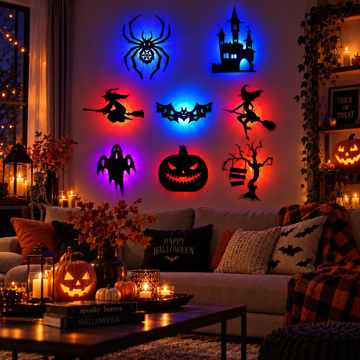Halloween LED Wall Light Decor