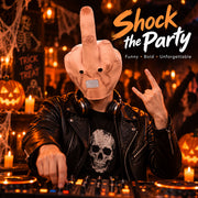 Funny Middle Finger Halloween Prank Mask