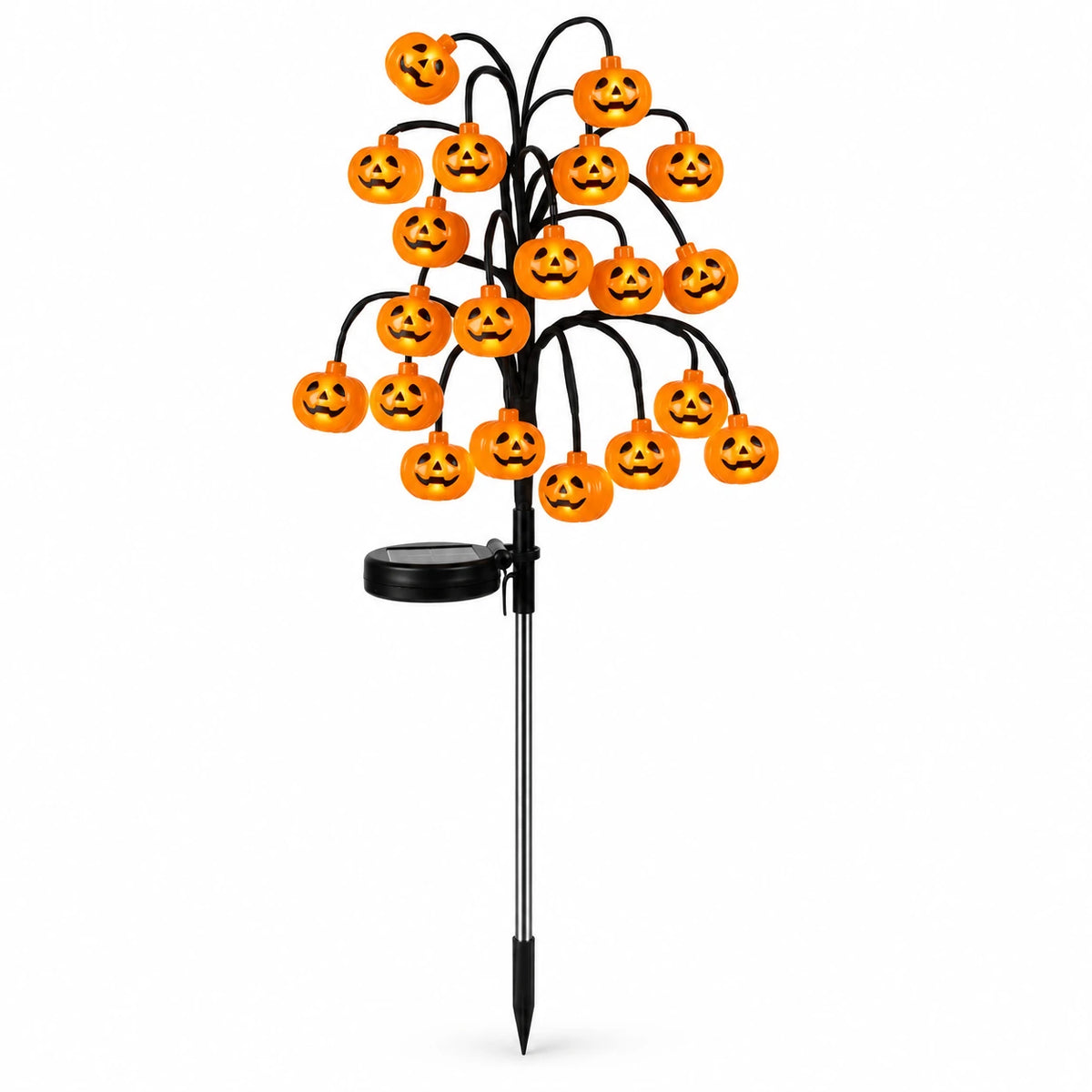 Halloween Solar Branch Lights – Outdoor Pumpkin & Eyeball Garden Decor
