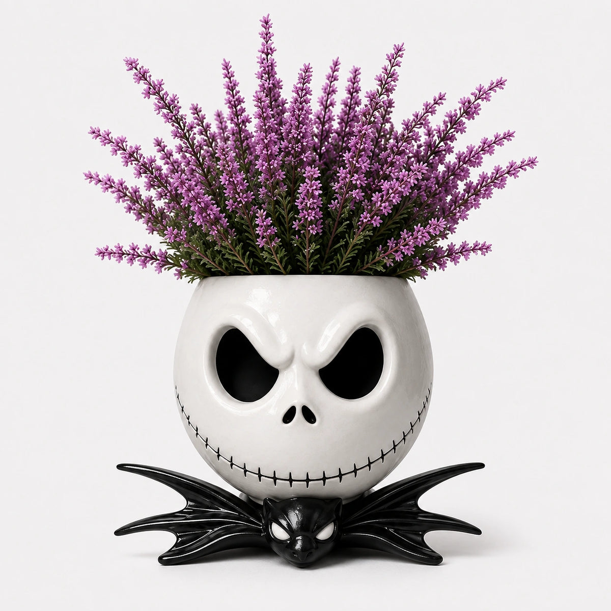 Halloween Horror Character Resin Planter – Spooky Head Flower Pot Decor