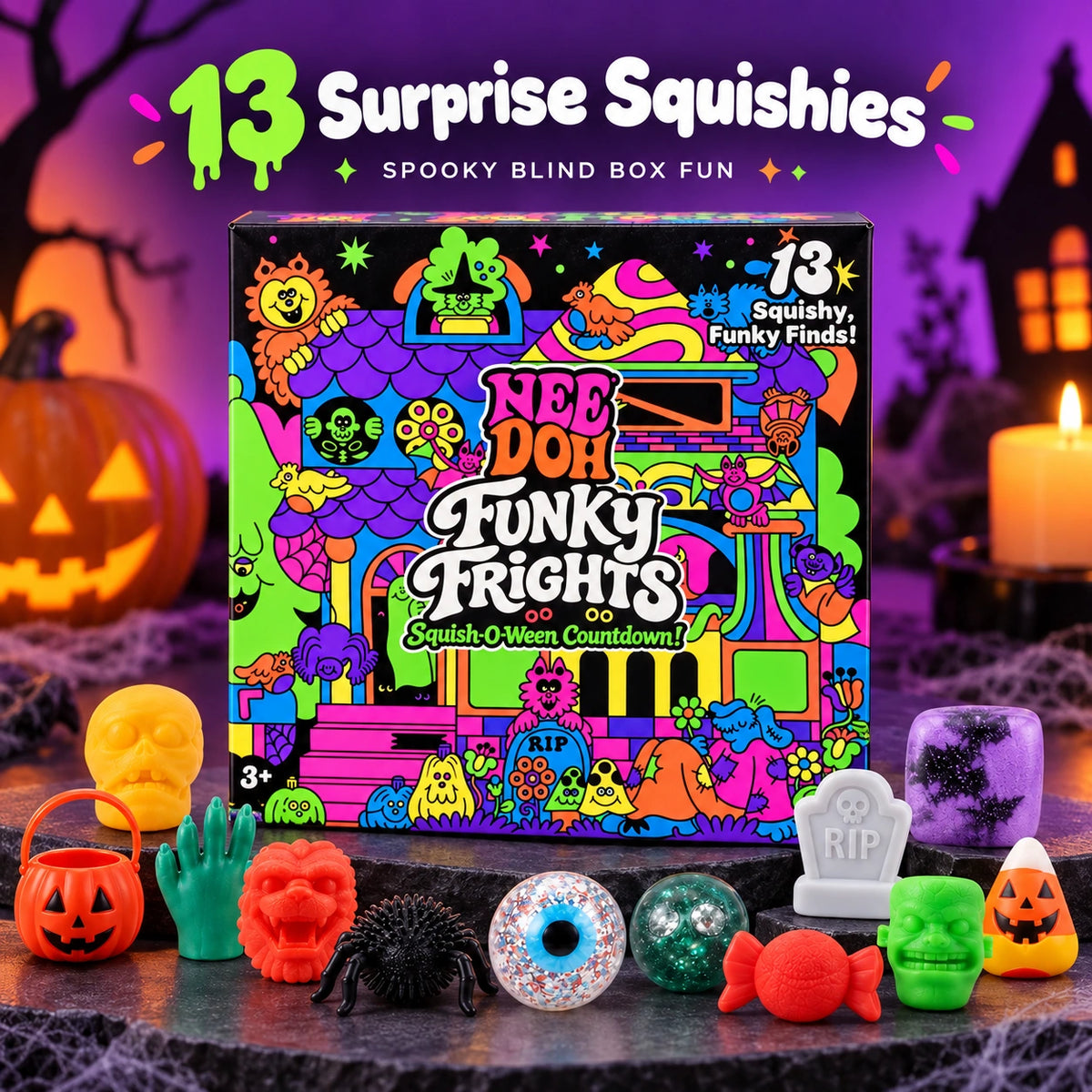 Halloween Surprise Squishy Countdown Box