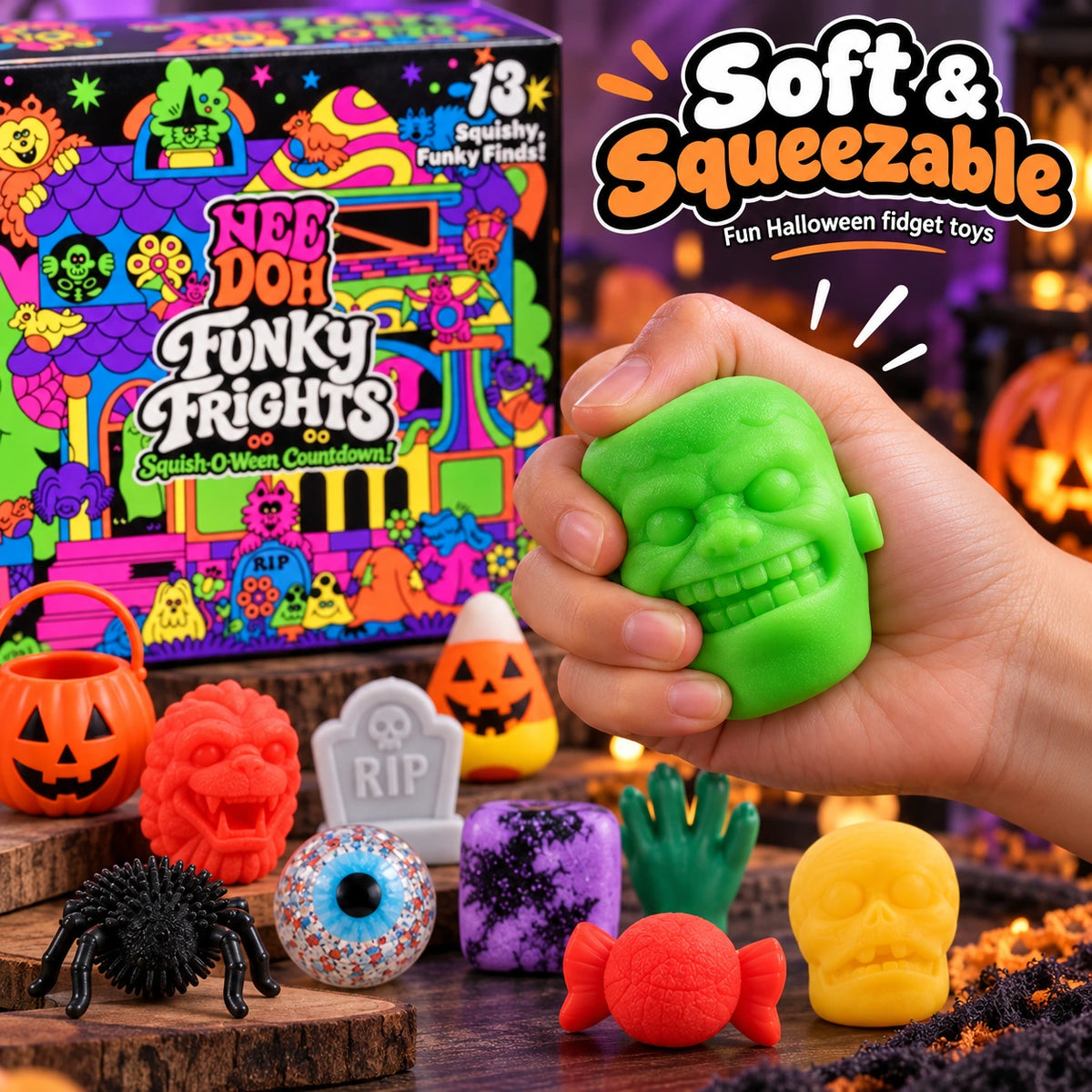 Halloween Surprise Squishy Countdown Box
