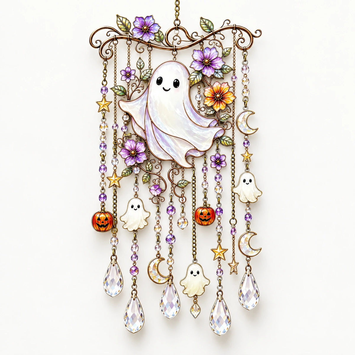 Halloween Suncatcher Wind Chime