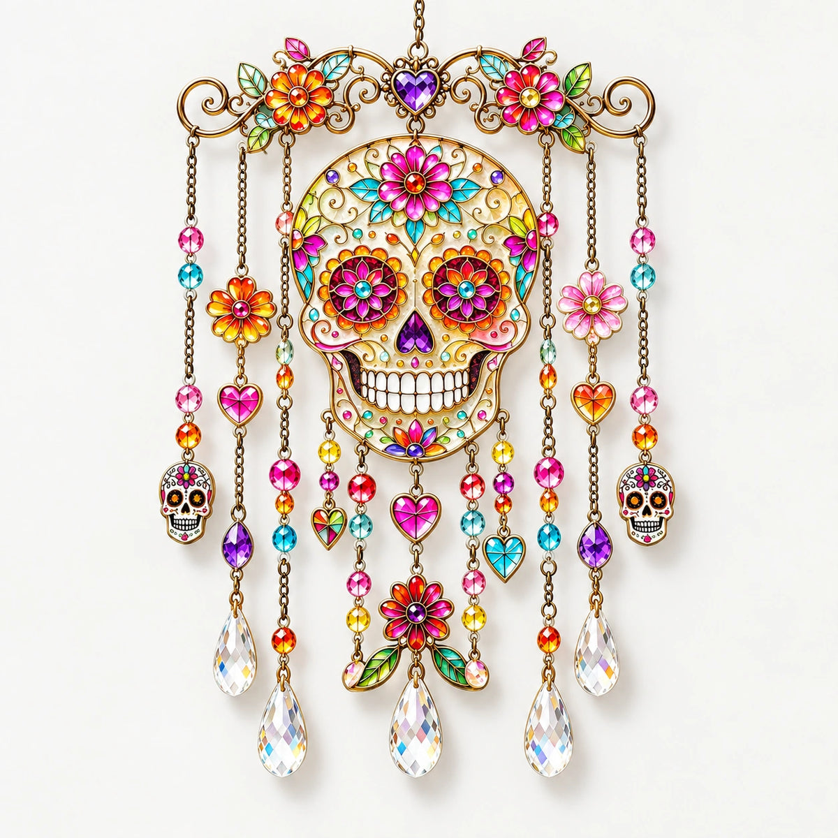Halloween Suncatcher Wind Chime