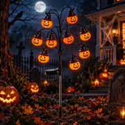 Halloween Solar Branch Lights – Outdoor Pumpkin & Eyeball Garden Decor