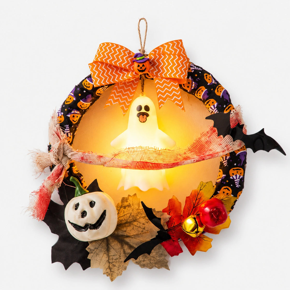DIY Halloween Light-Up Wreath Kit