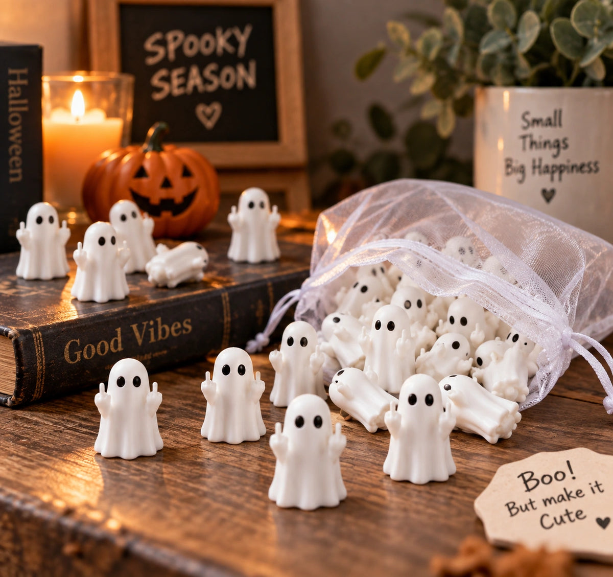 Funny Mini Figurine Desk Decor Set