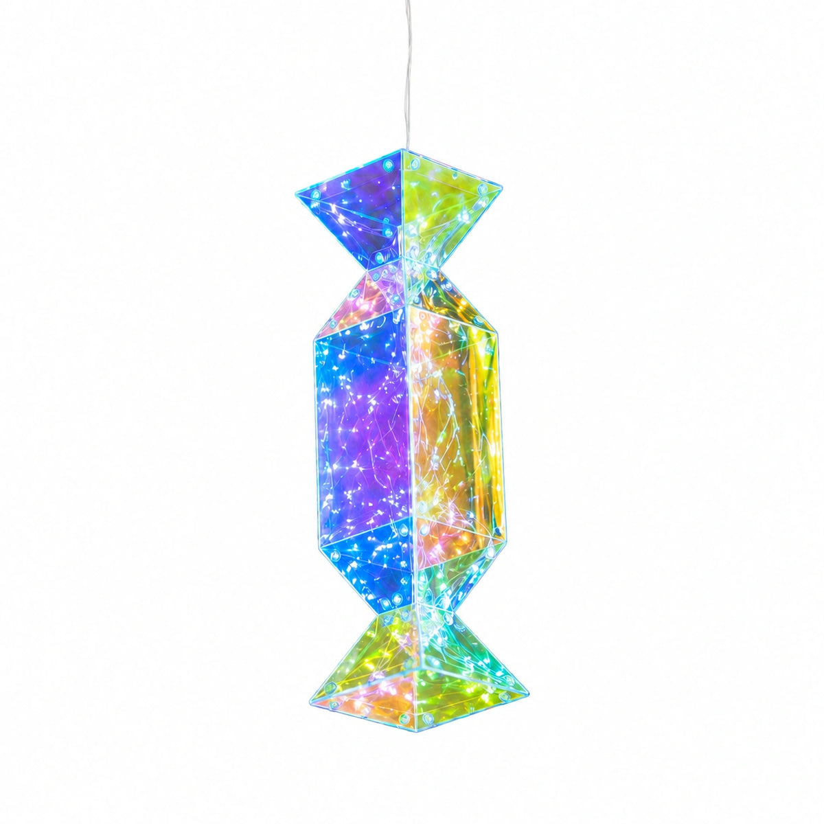 Iridescent LED Candy Hanging Light