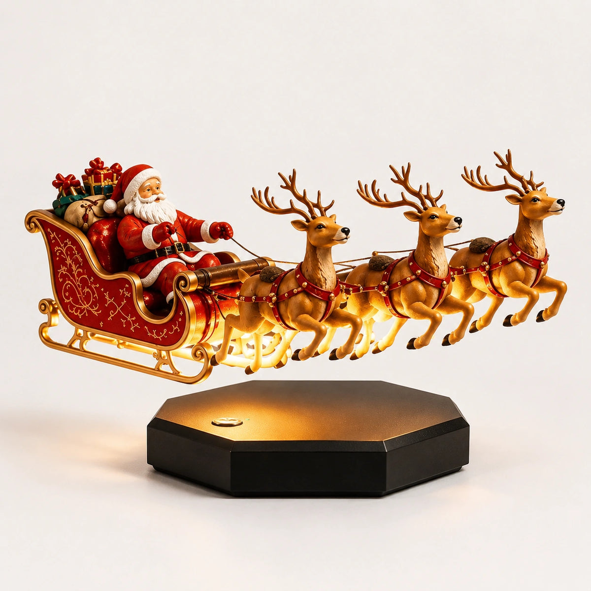Magnetic Levitation Santa Sleigh Christmas Display