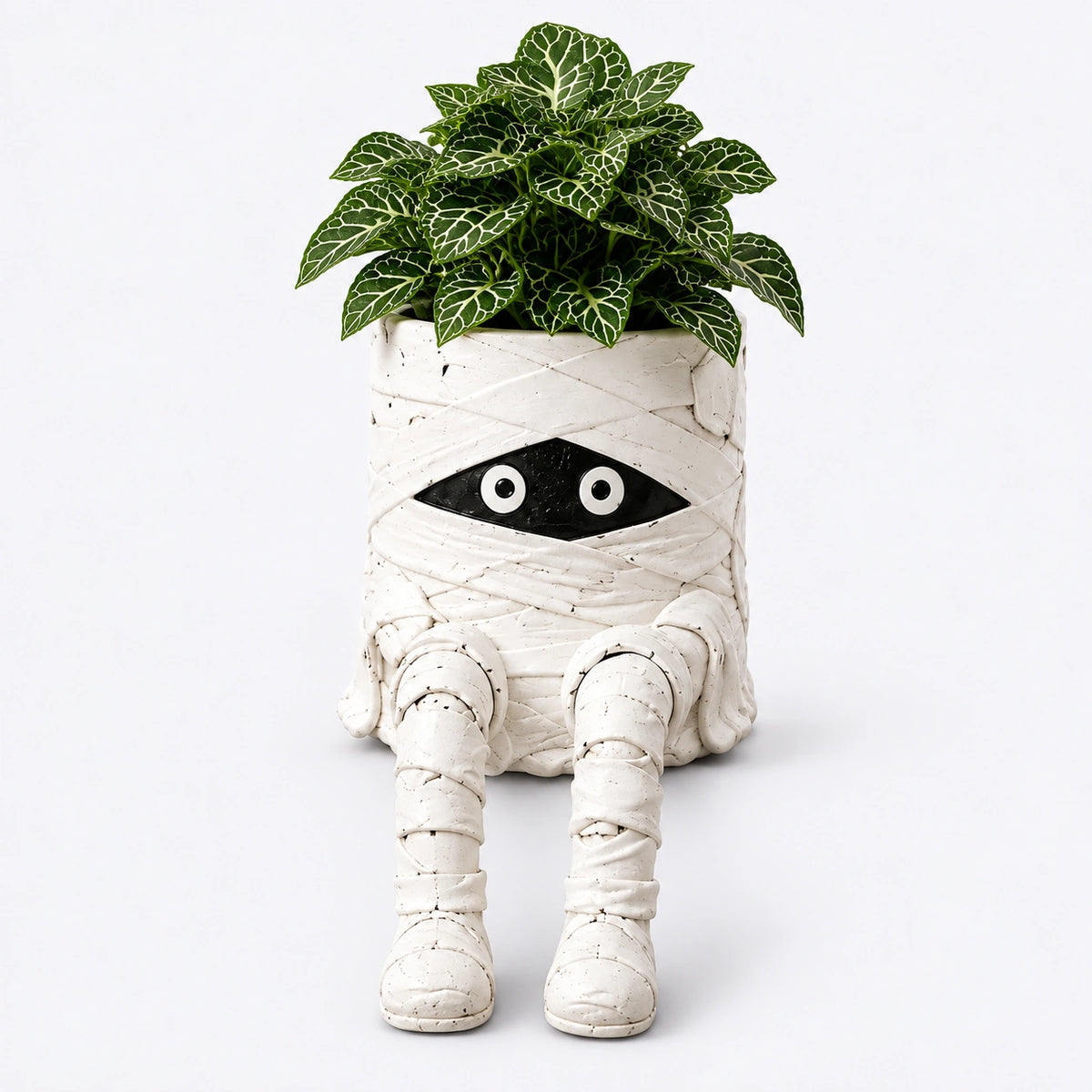 Spooky Sitting Resin Planter – Halloween Character Flower Pot