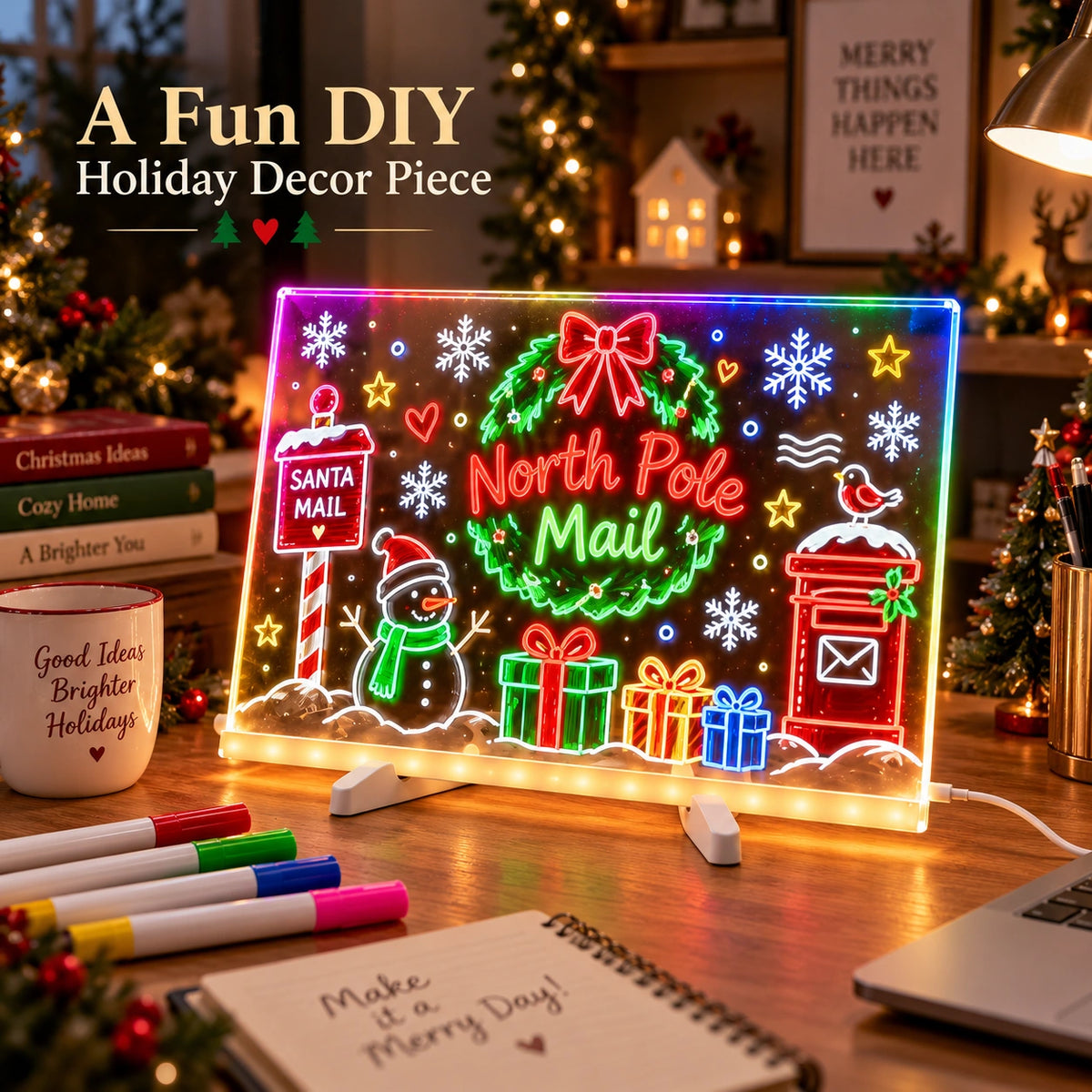 RGB Light-Up Acrylic Message Board