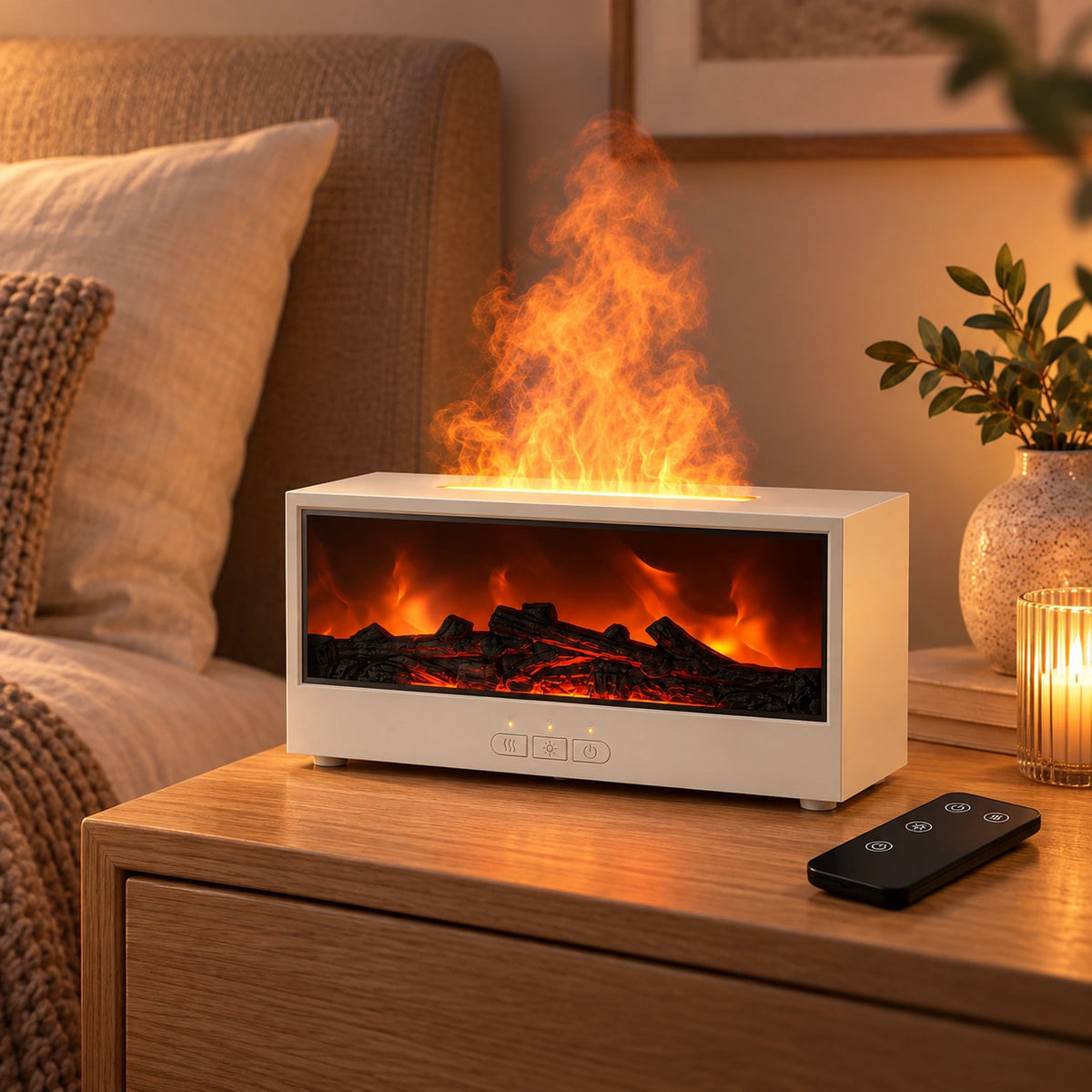 Vintage Fireplace Aroma Diffuser & Humidifier